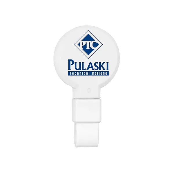 PVC FREE RECYCLED PLASTIC BADGE REEL W/SWIVEL ALLIGATOR CLIP