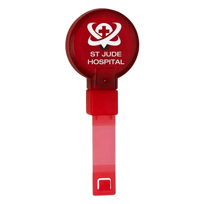 PVC FREE RECYCLED PLASTIC BADGE REEL W/SWIVEL ALLIGATOR CLIP