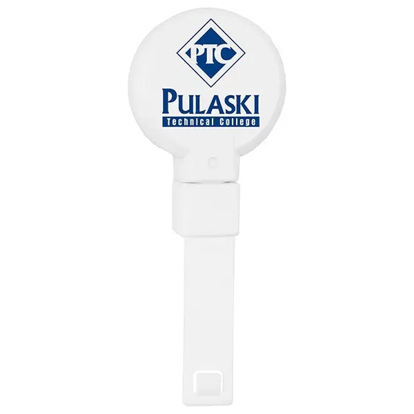 PVC FREE RECYCLED PLASTIC BADGE REEL W/SWIVEL ALLIGATOR CLIP