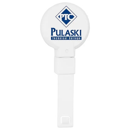 PVC FREE RECYCLED PLASTIC BADGE REEL W/SWIVEL ALLIGATOR CLIP