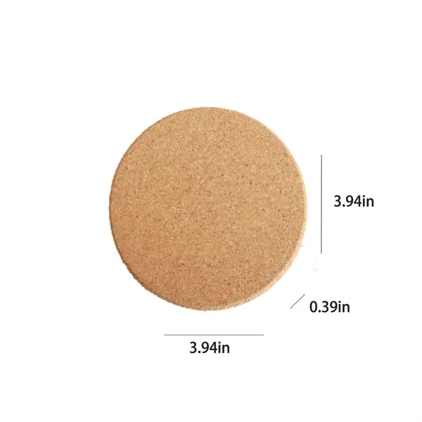 Wooden Thick Round Absorbent Drinking Cup Base Mug Coaster