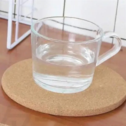 Wooden Thick Round Absorbent Drinking Cup Base Mug Coaster
