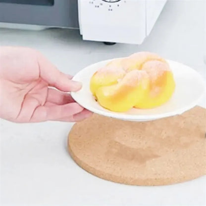 Wooden Thick Round Absorbent Drinking Cup Base Mug Coaster