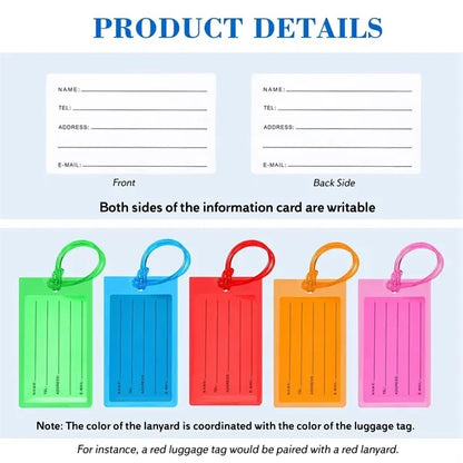 Bag & Luggage Tag with Business Card Insert
