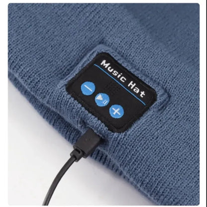 LED Light Up Acrylic Knit Hat Wireless Music Cap