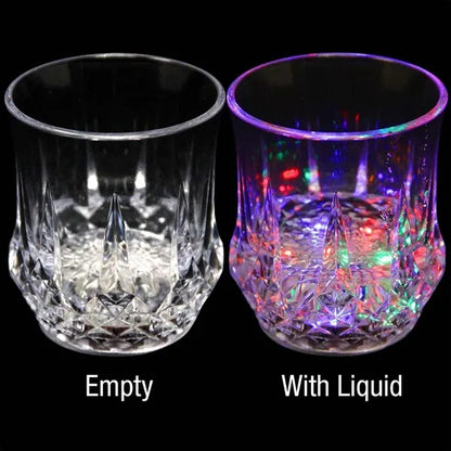 Party Favors Unbreakable Flash Light Up Drinking Glasses
