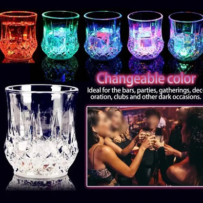 Party Favors Unbreakable Flash Light Up Drinking Glasses