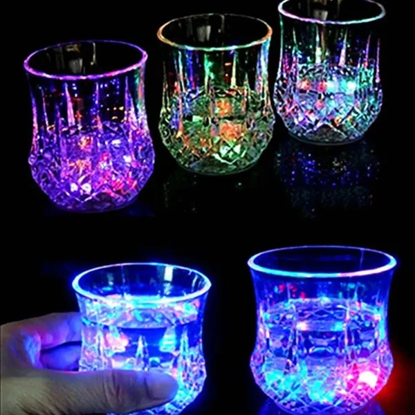 Party Favors Unbreakable Flash Light Up Drinking Glasses