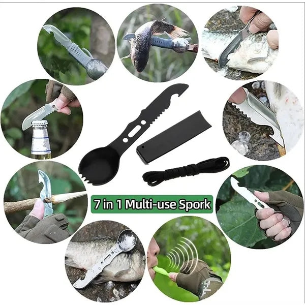12in1 Outdoor Emergency Survival Gear Kit