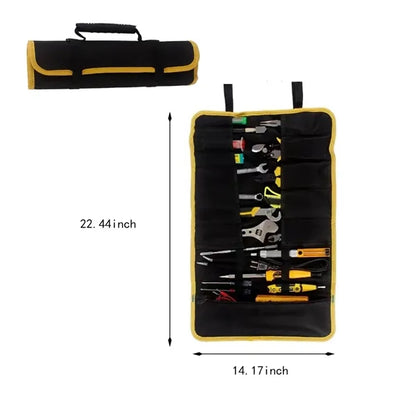 Multifunctional large-capacity portable  roll-up tool bag