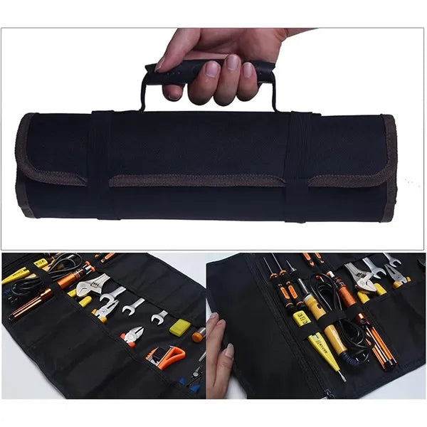 Multifunctional large-capacity portable  roll-up tool bag