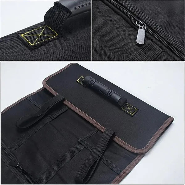 Multifunctional large-capacity portable  roll-up tool bag