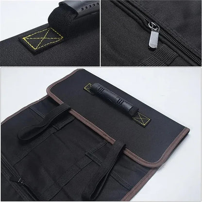 Multifunctional large-capacity portable  roll-up tool bag