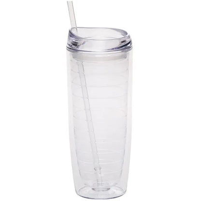 20 oz. BPA free Tall Double Wall Acrylic Tumblers w/ Straw