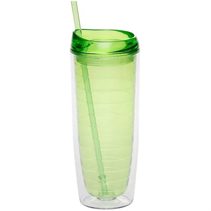 20 oz. BPA free Tall Double Wall Acrylic Tumblers w/ Straw