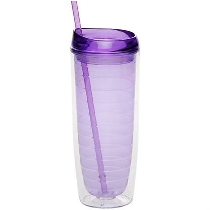 20 oz. BPA free Tall Double Wall Acrylic Tumblers w/ Straw