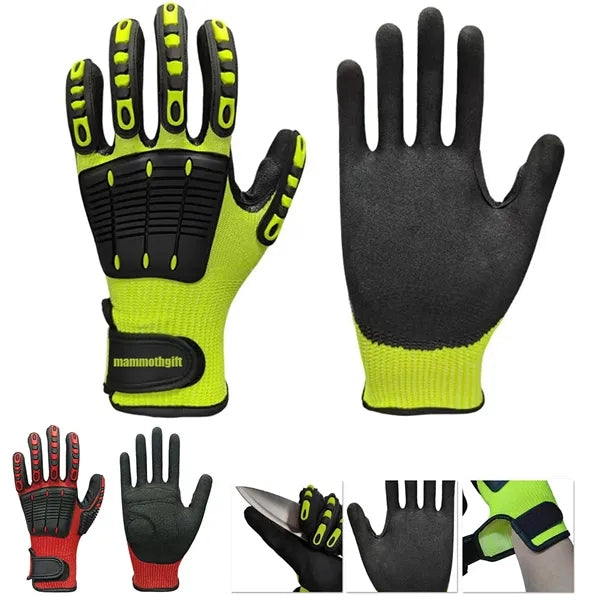 TPR Impact Resistant Safety Gloves