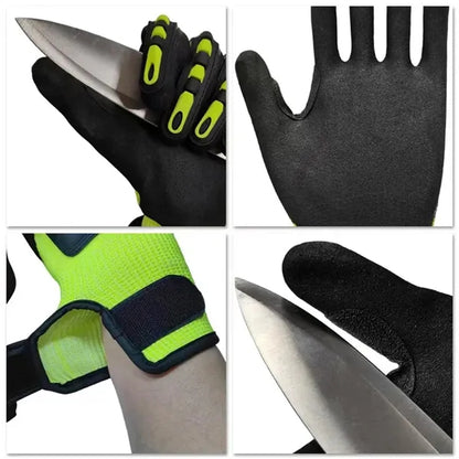 TPR Impact Resistant Safety Gloves