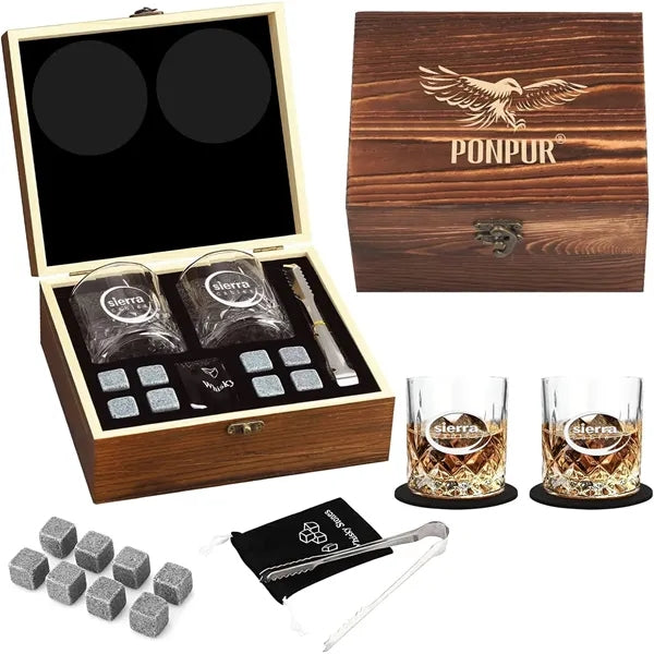 Engraved-Whiskey Glasses Gift Kit