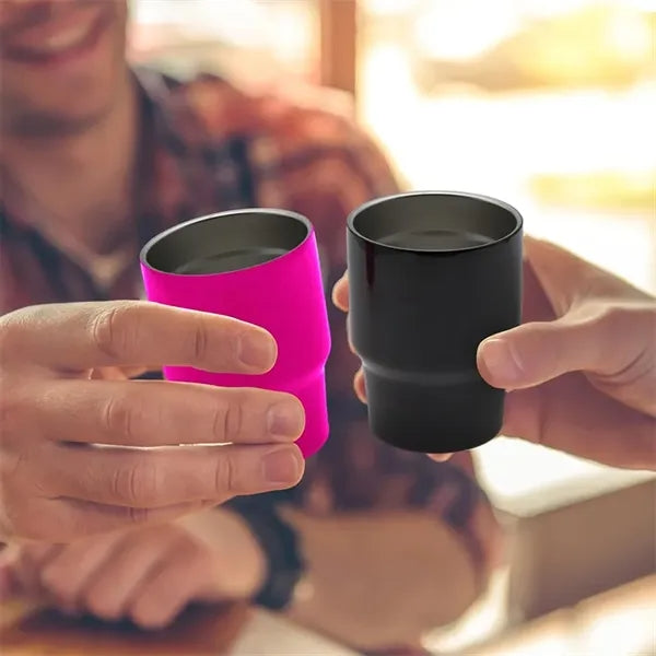 3 oz Mini Tumbler Shot Glass with Straw and Lid