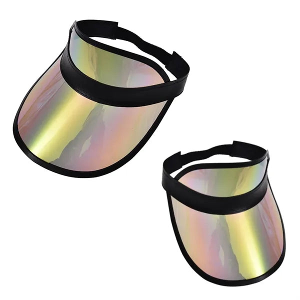 PVC Colored Sun Visor Hat
