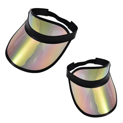PVC Colored Sun Visor Hat