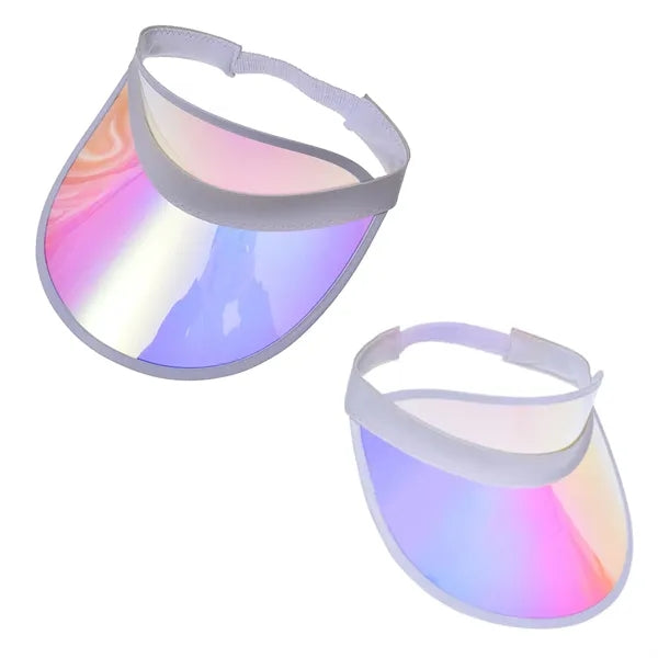 PVC Colored Sun Visor Hat