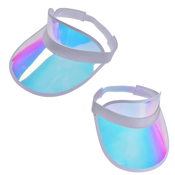 PVC Colored Sun Visor Hat
