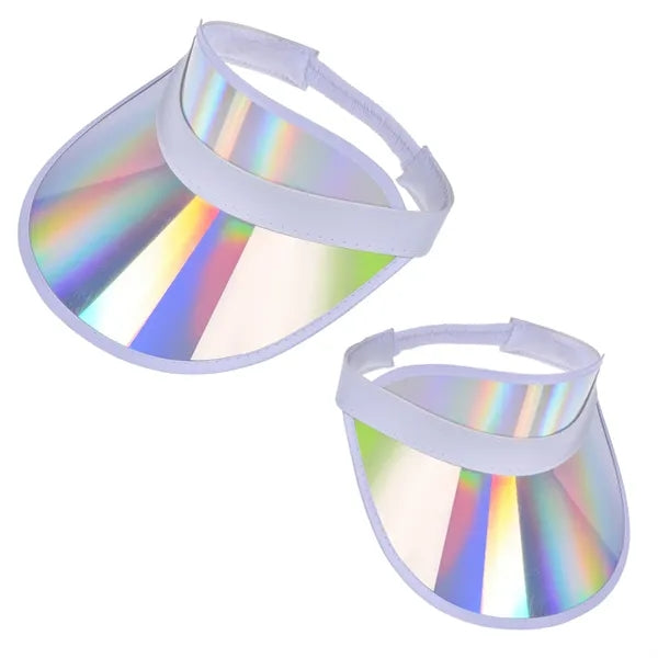 PVC Colored Sun Visor Hat