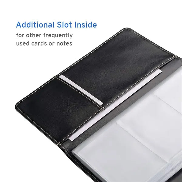 Leather Professional Business Card Book Holder