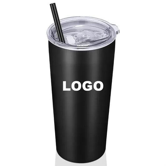 20oz Stainless Steel Insulated Tumbler with Lid and Straw