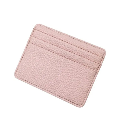 Credit Card Holder Slim Wallet Leather