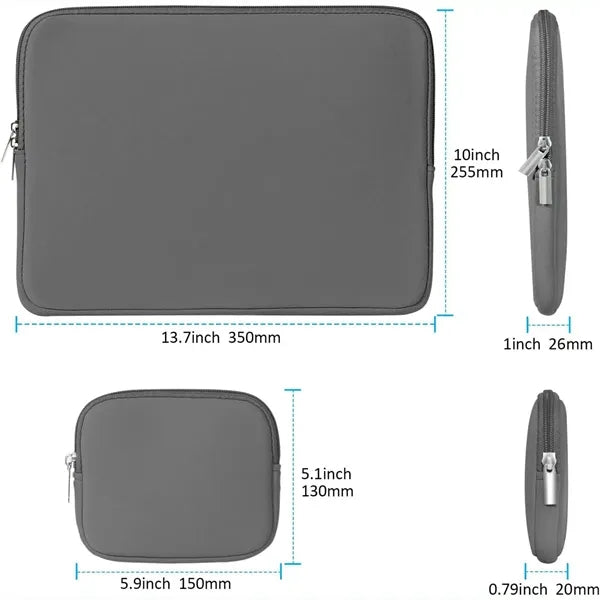 Laptop Sleeve Set with Accessories Bag