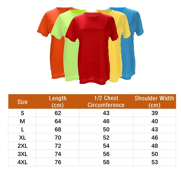 Polyester Custom Sublimation Men Women Election T Shirts