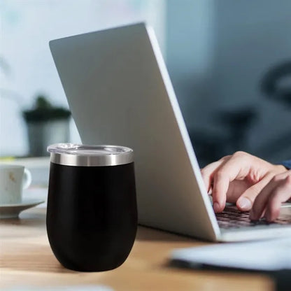 12 oz Insulated Wine Tumbler with Lid