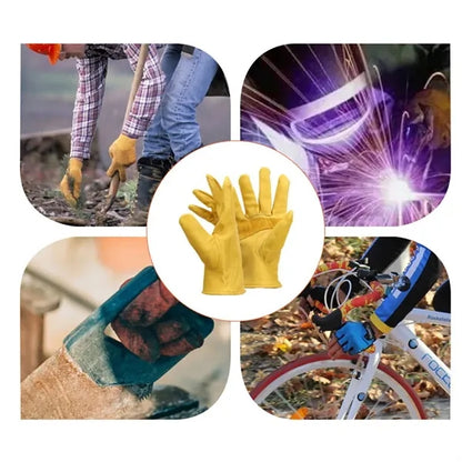 Heavy Duty Leather Work Gloves
