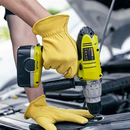 Heavy Duty Leather Work Gloves