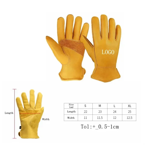 Heavy Duty Leather Work Gloves