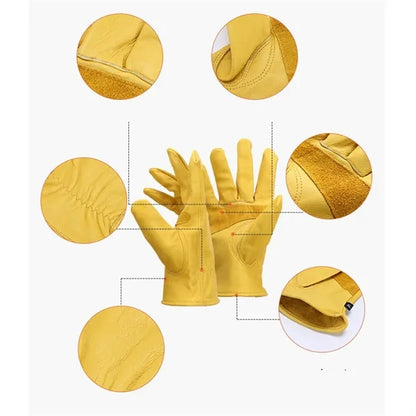 Heavy Duty Leather Work Gloves