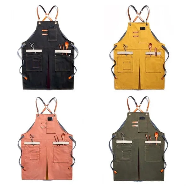 Heavy Duty Work Apron With Tool Pockets