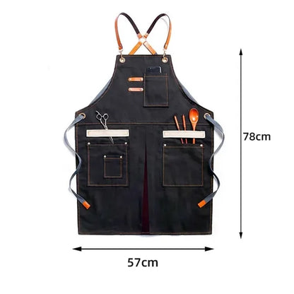 Heavy Duty Work Apron With Tool Pockets