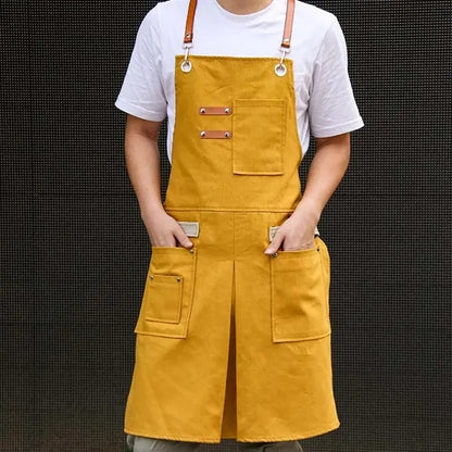 Heavy Duty Work Apron With Tool Pockets