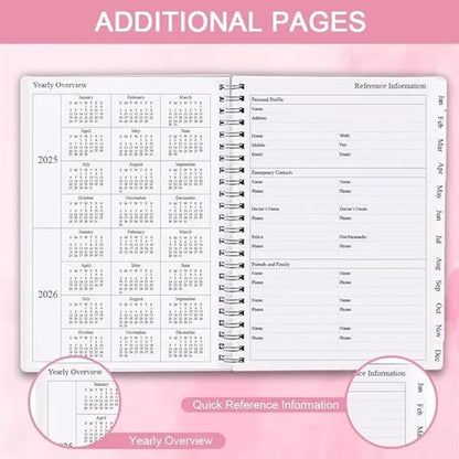 2025 Weekly & Monthly Planner-Calendar  Notebook