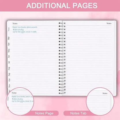 2025 Weekly & Monthly Planner-Calendar  Notebook