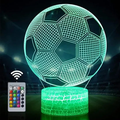 3D Lamp Night Light with Remote & Touch Control