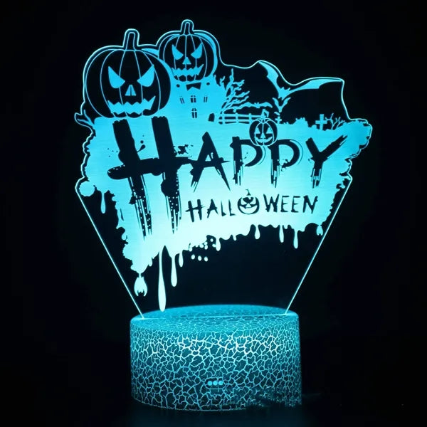 3D Lamp Night Light with Remote & Touch Control