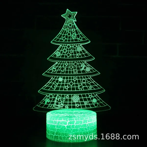 3D Lamp Night Light with Remote & Touch Control