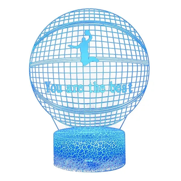 3D Lamp Night Light with Remote & Touch Control