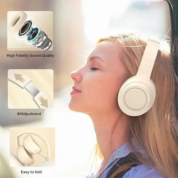 Foldable Wireless Headphones Bluetooth
