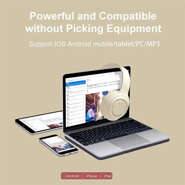 Foldable Wireless Headphones Bluetooth